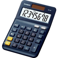 Casio MS-8E Tischrechner Dunkelblau Display (Stellen): 8solarbetrieben (L x B) 101mm x 149mm Casio MS-8E Tischrechner Dunkelblau Display (Stellen): 8solarbetrieben (L x B) 101mm x 149mm