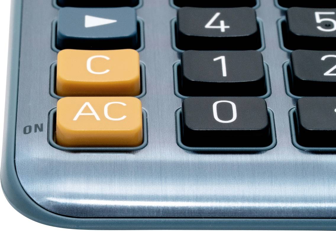 Casio MS-100EM Tischrechner Blau Display (Stellen): 10solarbetrieben (L x B) 101mm x 149mm