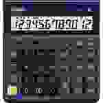 Casio DH-12ET Calculatrice de bureau bleu foncé Ecran: 12 solaire (L x l) 101 mm x 159 mm