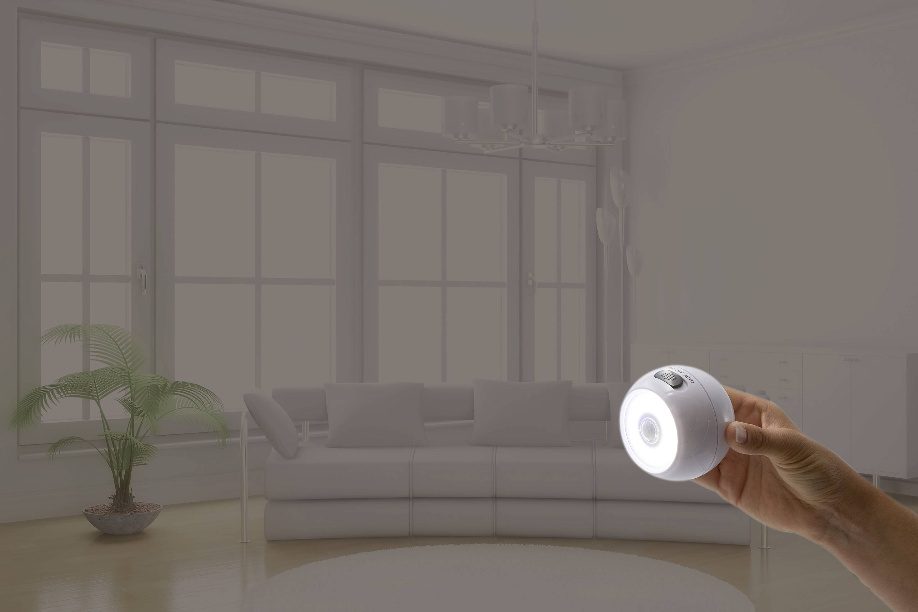 MediaShop HandyLux Lightball M23909 Nachtlicht 2er Set Kugel LED Weiß