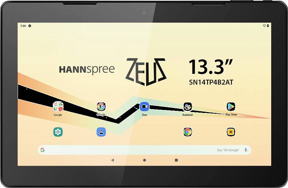 Hannspree Zeus WiFi 32GB Schwarz Android-Tablet 33.8cm (13.3 Zoll) 2GHz ARM Cortex Android™ 10 1920 x 1080 Pixel