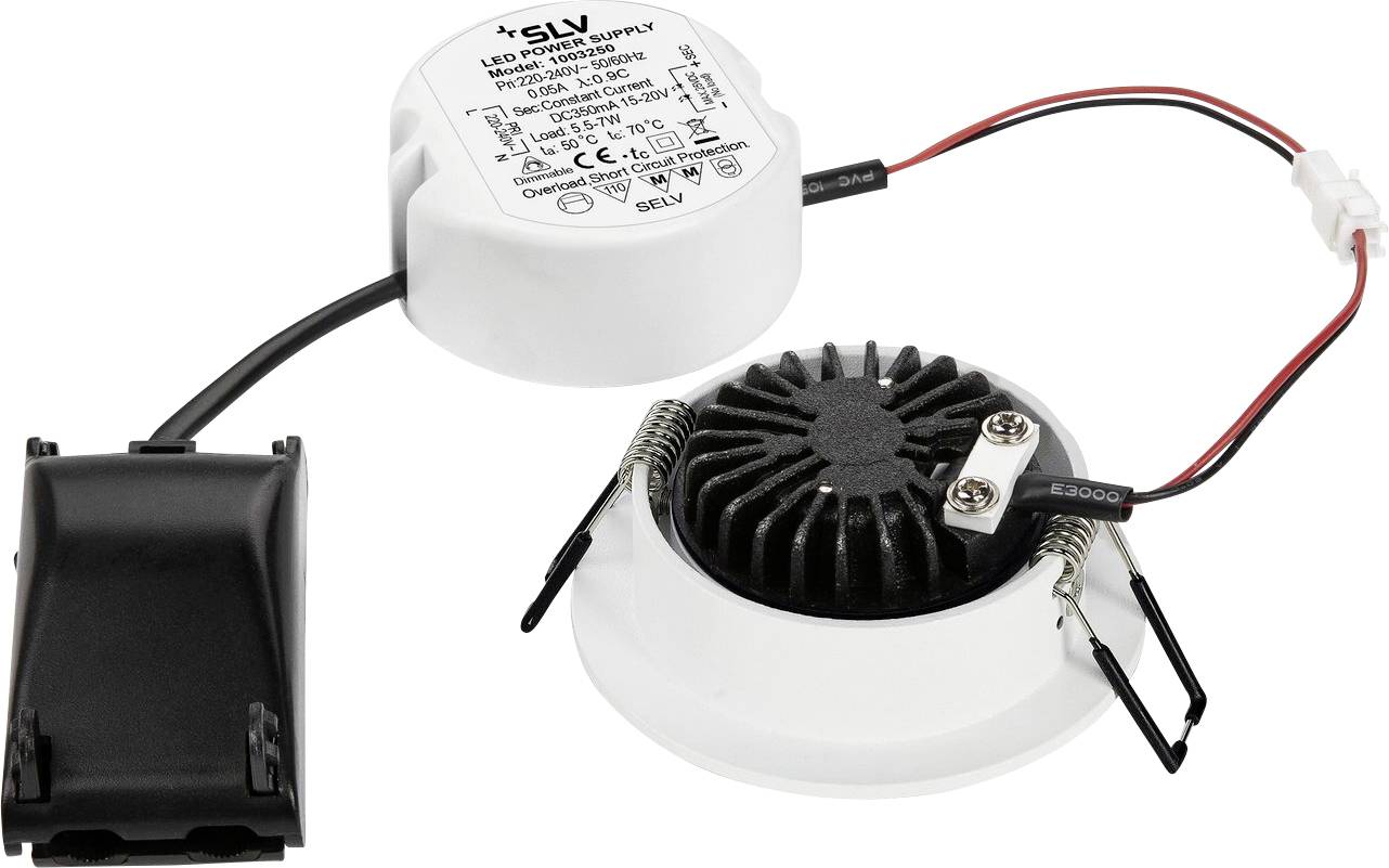 SLV 1001989 NEW TRIA 68 LED-Einbauleuchte LED 7.3W Weiß