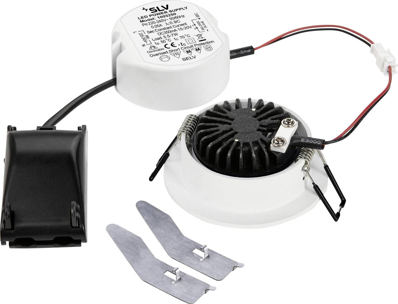 SLV 1001989 NEW TRIA 68 LED-Einbauleuchte LED 7.3W Weiß