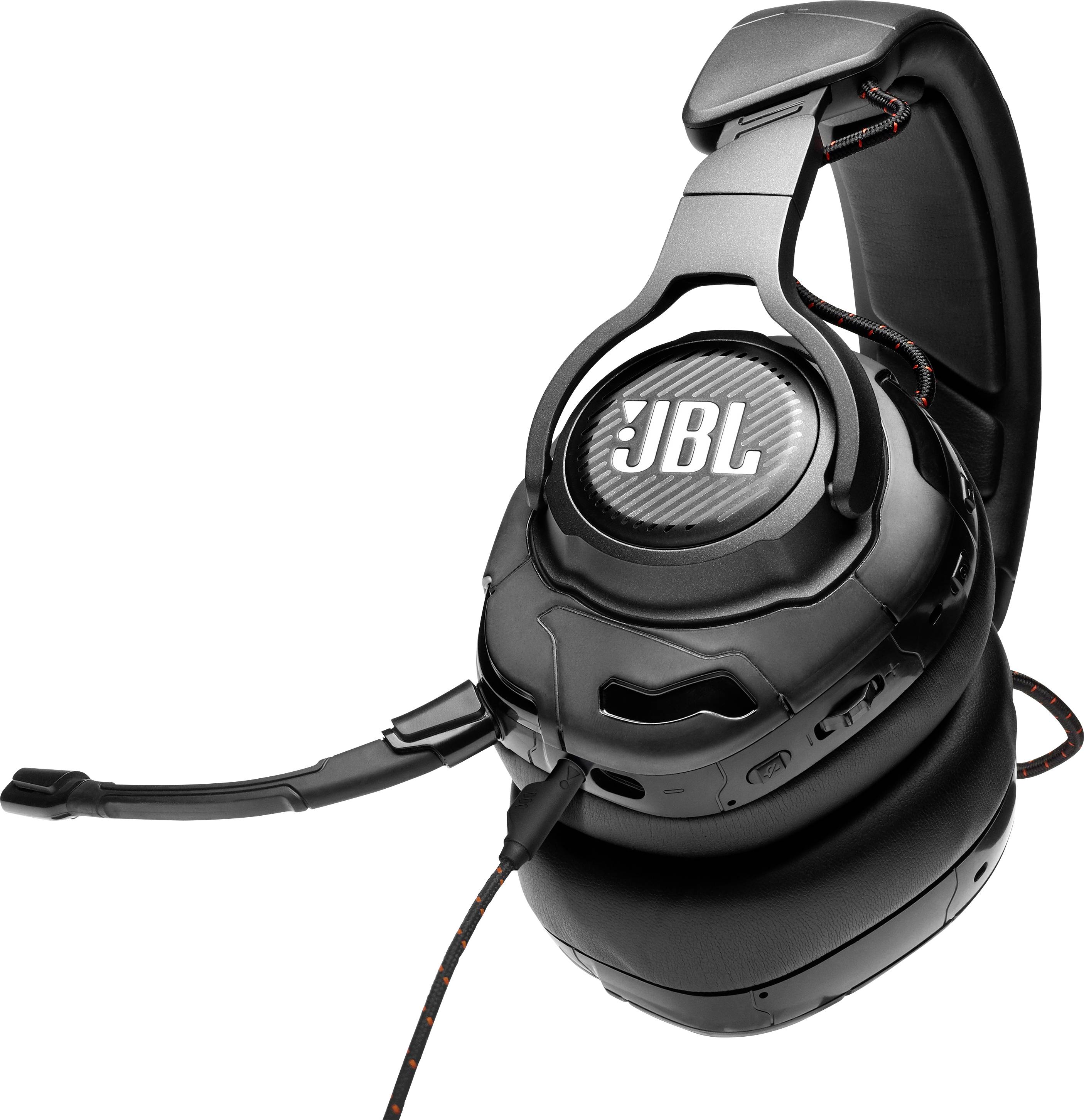 JBL QUANTUM ONE Over Ear Headset kabelgebunden Stereo Schwarz Mikrofon-Rauschunterdrückung, Noise Cancelling Lautstärkeregelung, Mikrofon-Stummscha