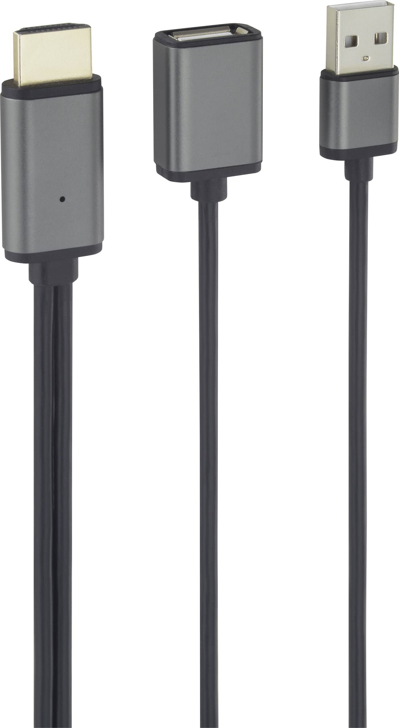 Renkforce RF-4700672 USB / HDMI Adapterkabel Schwarz mit Streaming-Funktion 2.00m