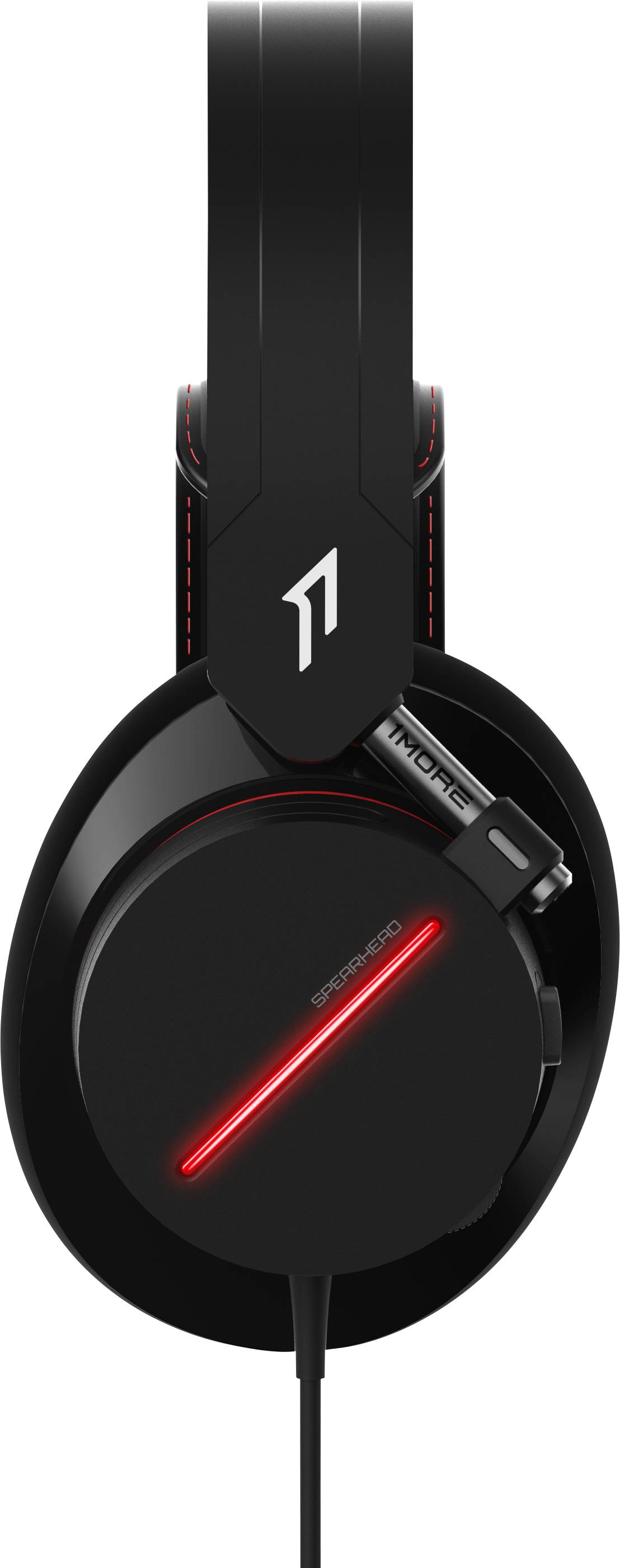 1more H1007 Gaming Over Ear Headset kabelgebunden 7.1 Surround Schwarz Mikrofon-Rauschunterdrückung