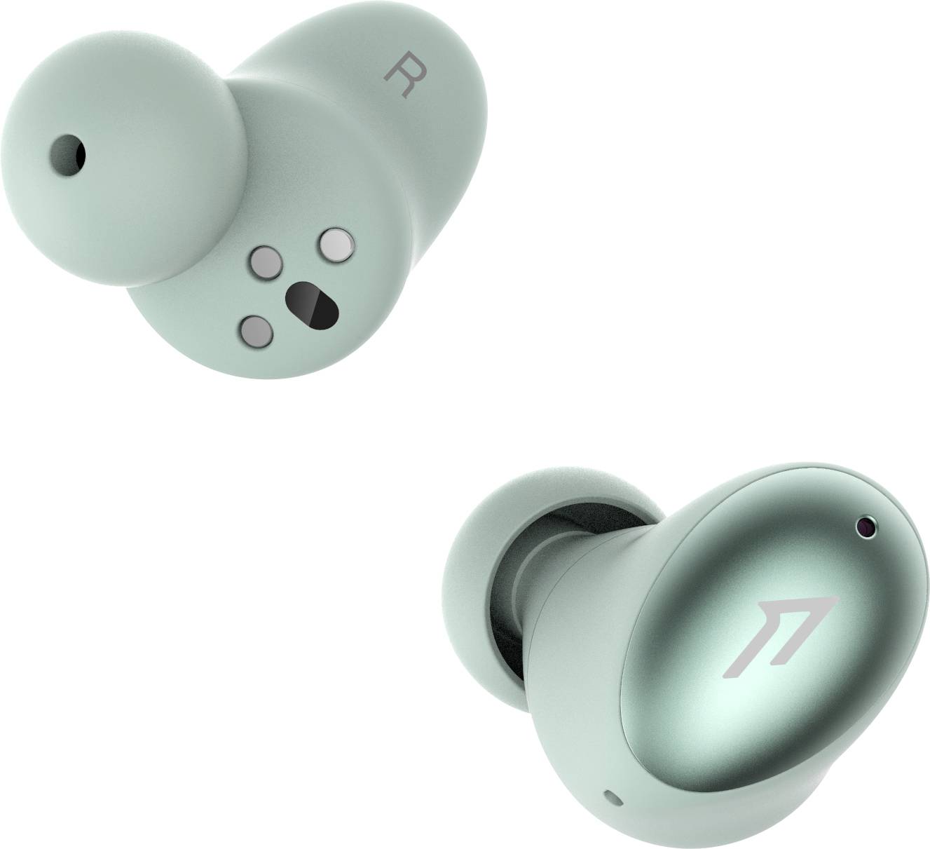 1more ColorBuds  In Ear Kopfhörer Bluetooth®  Grün Noise Cancelling Headset, Schweißresistent, Touch-Steuerung, Wasserbeständig