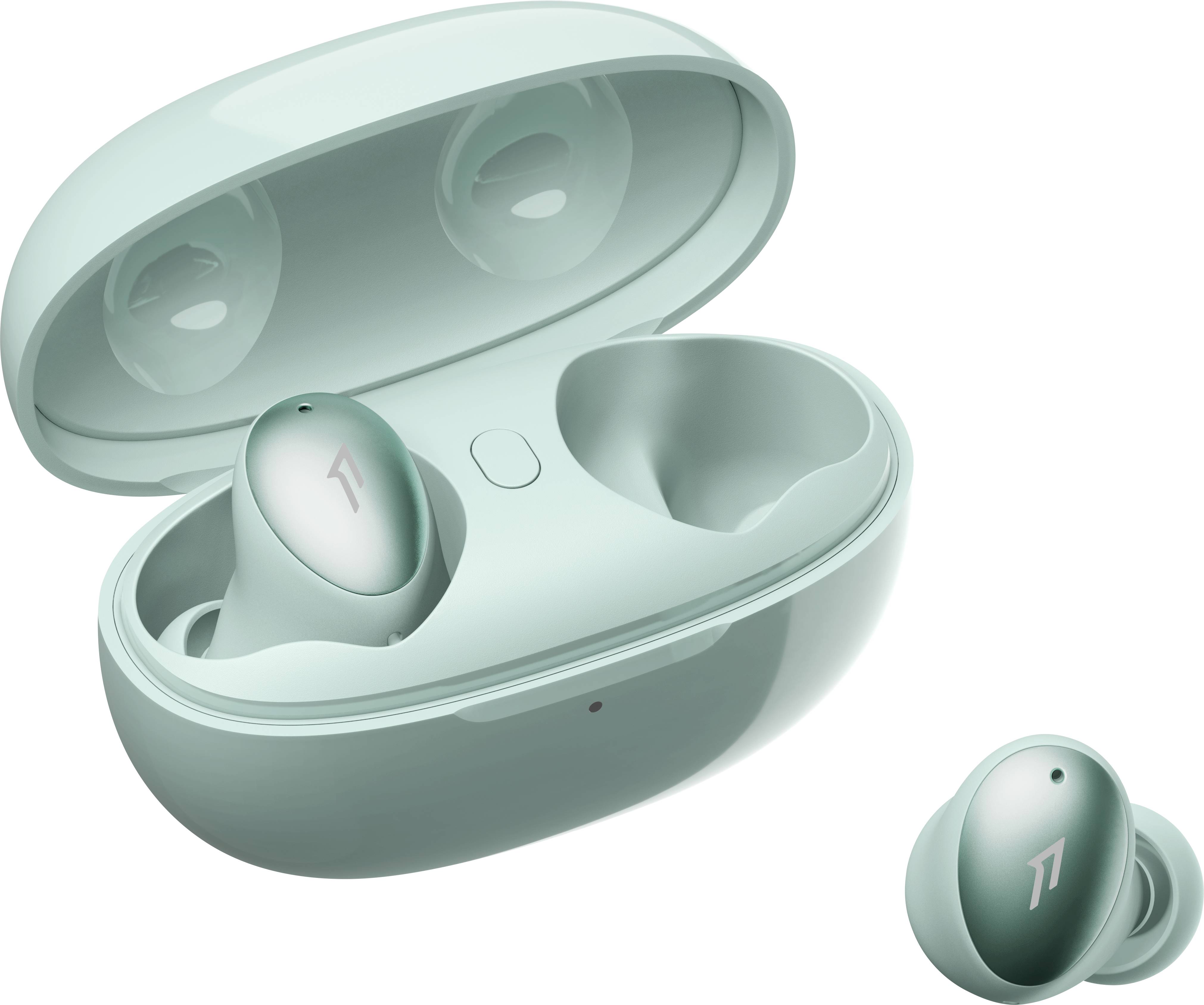 1more ColorBuds  In Ear Kopfhörer Bluetooth®  Grün Noise Cancelling Headset, Schweißresistent, Touch-Steuerung, Wasserbeständig