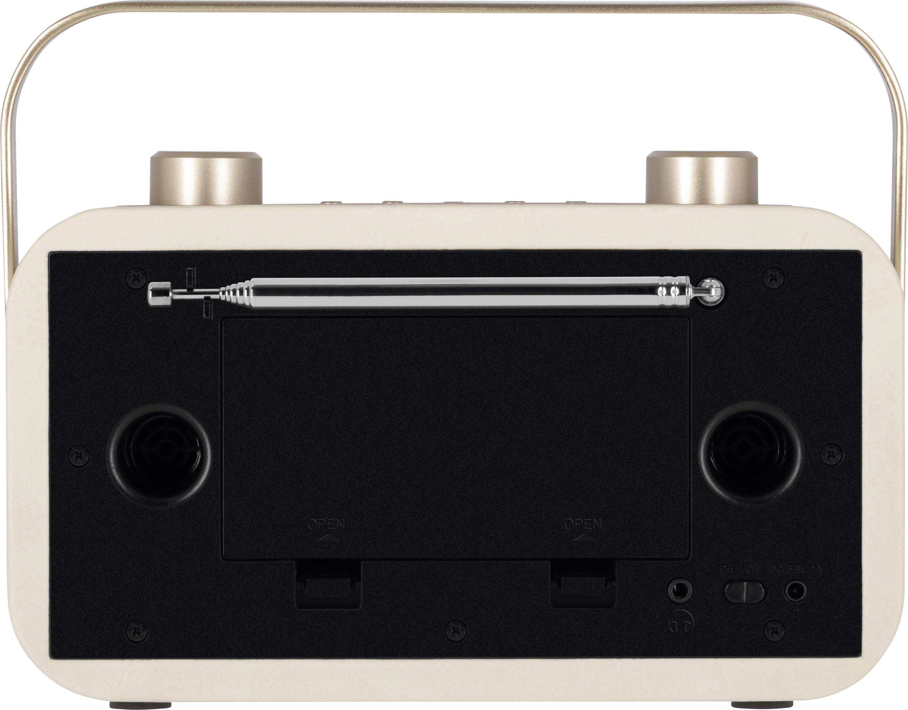 Nordmende Transita 30 Tischradio DAB+, UKW Bluetooth®, DAB+, UKW Weckfunktion Beige