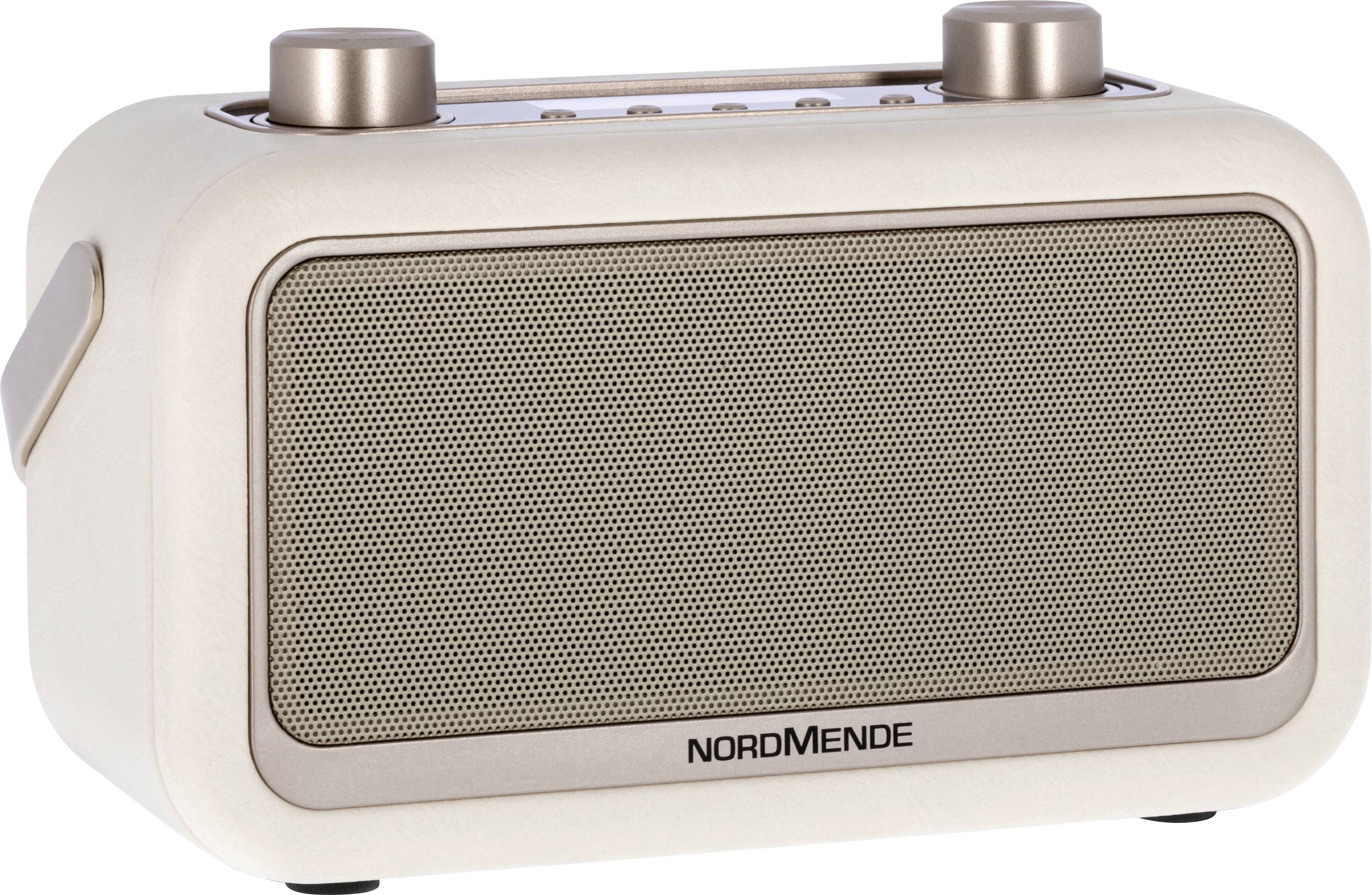 Nordmende Transita 30 Tischradio DAB+, UKW Bluetooth®, DAB+, UKW Weckfunktion Beige