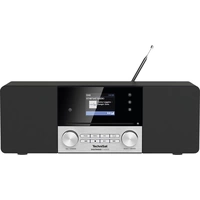 TechniSat DIGITRADIO 3 VOICE Tischradio DAB+, UKW AUX, CD, USB Akku-Ladefunktion, Barrierefrei, Inkl. Fernbedienung, Weckfunktion Schwarz TechniSat DIGITRADIO 3 VOICE Tischradio DAB+, UKW AUX, CD, USB Akku-Ladefunktion, Barrierefrei, Inkl. Fernbedienung, Weckfunktion Schwarz