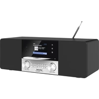 TechniSat DIGITRADIO 3 VOICE Tischradio DAB+, UKW AUX, CD, USB Akku-Ladefunktion, Barrierefrei, Inkl. Fernbedienung, Weckfunktion Schwarz TechniSat DIGITRADIO 3 VOICE Tischradio DAB+, UKW AUX, CD, USB Akku-Ladefunktion, Barrierefrei, Inkl. Fernbedienung, Weckfunktion Schwarz