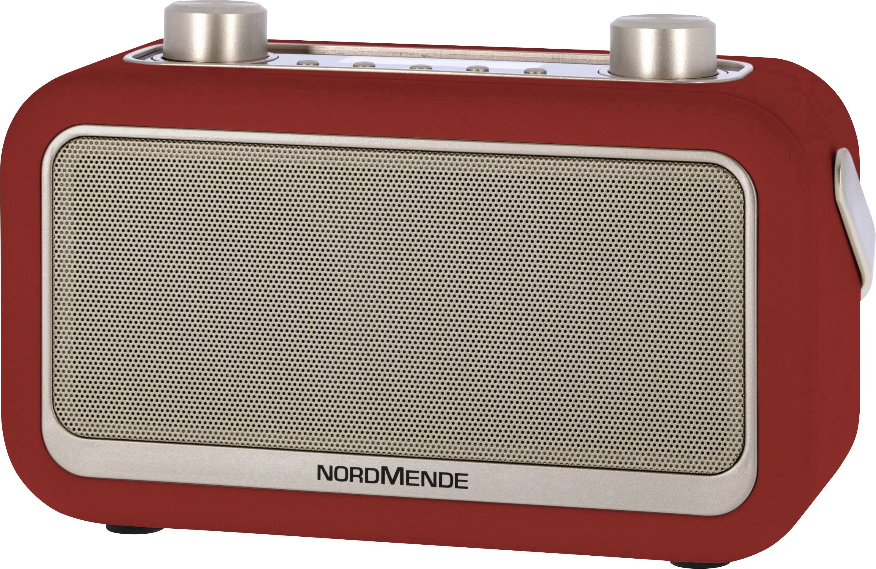 Nordmende Transita 30 Tischradio DAB+, UKW Bluetooth®, DAB+, UKW Weckfunktion Rot