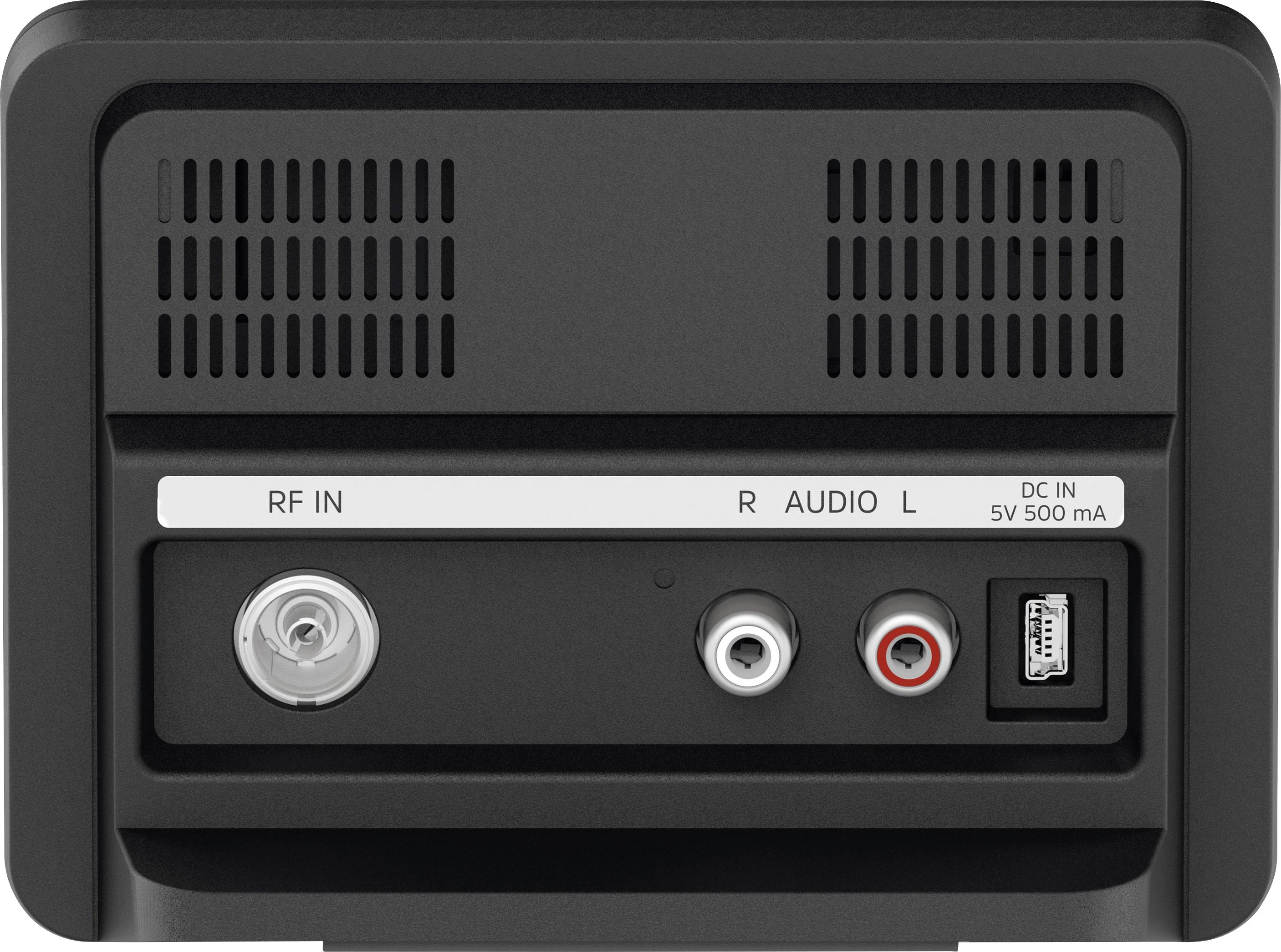 TechniSat DIGITRADIO 10 C Tischradio DAB+, UKW Bluetooth® Inkl. Fernbedienung, Weckfunktion Schwarz/Silber