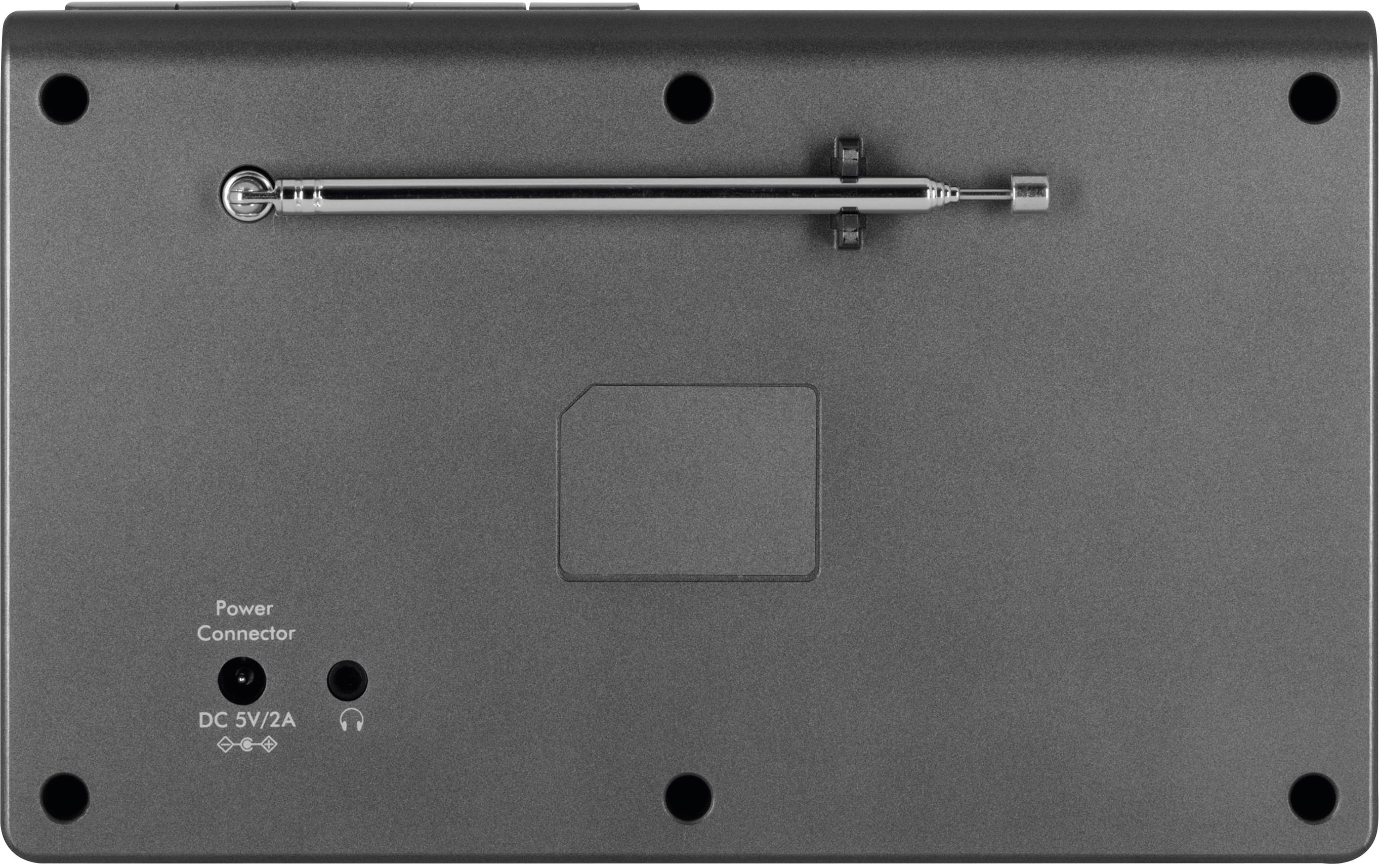TechniSat Techniradio 4 IR Internet Tischradio Internet, DAB+, UKW WLAN, Internetradio Weckfunktion Schwarz/Silber