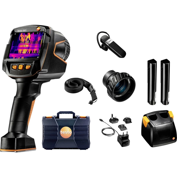 Testo 883-1 Set Wärmebildkamera -30 bis +650°C 27Hz WiFi Testo 883-1 Set Wärmebildkamera -30 bis +650°C 27Hz WiFi