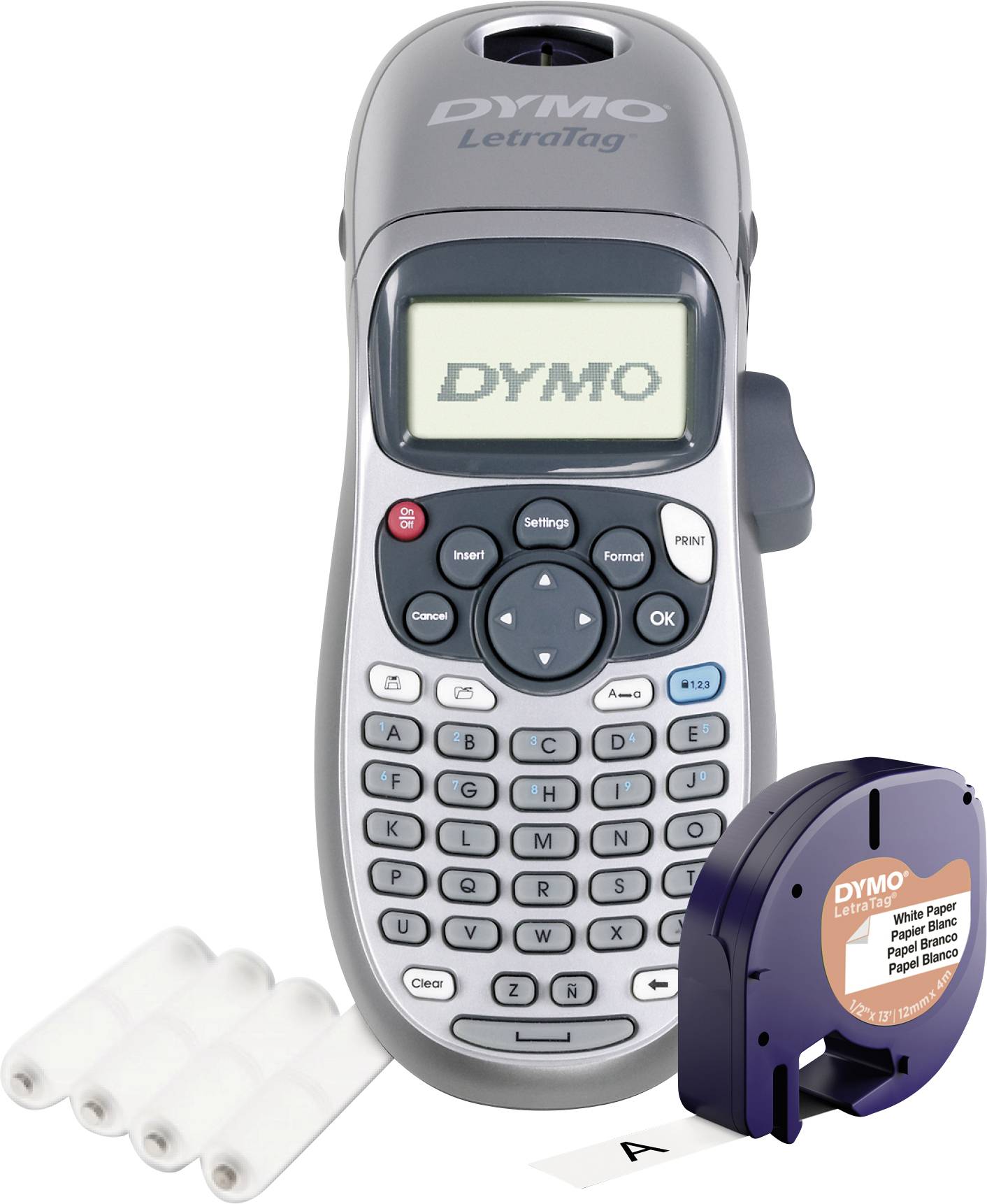 DYMO LetraTag LT 100H Beschriftungsgerät Geeignet für Schriftband: LT 12 mm