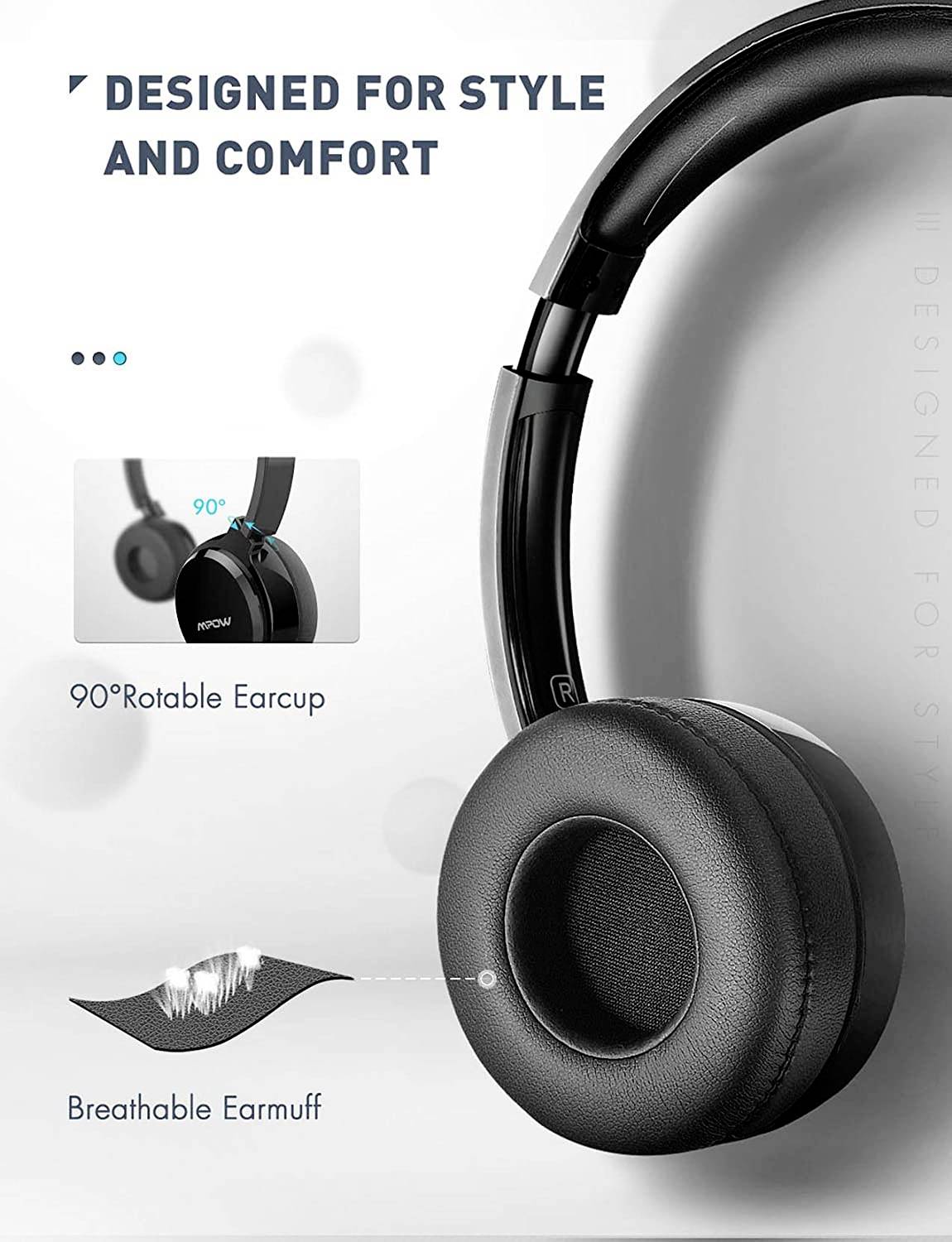 Mipow 071 Computer On Ear Headset kabelgebunden Stereo Weiß Mikrofon-Rauschunterdrückung Lautstärkeregelung