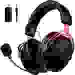 Mipow Gaming Micro-casque supra-auriculaire sans fil, filaire Stereo noir, rouge Suppression du bruit du microphone Mise en