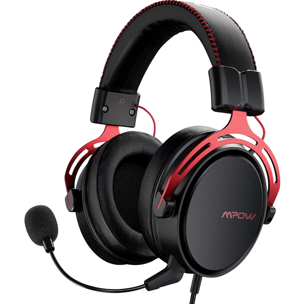 Mipow Gaming Over Ear Headset kabelgebunden Stereo Schwarz, Rot Mikrofon-Rauschunterdrückung Lautstärkeregelung Mipow Gaming Over Ear Headset kabelgebunden Stereo Schwarz, Rot Mikrofon-Rauschunterdrückung Lautstärkeregelung