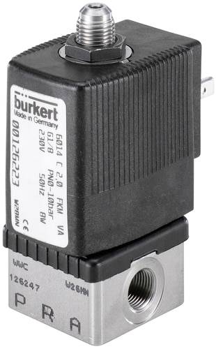 Bürkert Hubankerventil 147226 6014 9 V G 1/8 Nennweite (Details) 0.9 mm Direktwirkend 1 St.