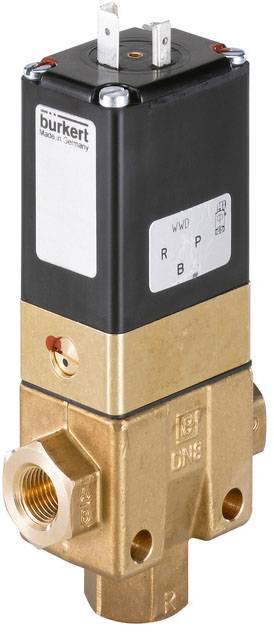 Bürkert Kolbenventil 364298 6430 230 V G 1, G 1 1/4 Nennweite (Details) 25 mm Servogesteuert 1 St.