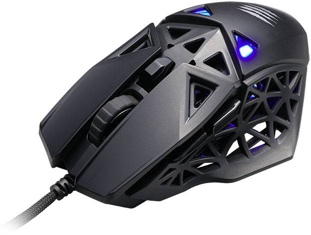 MadCatz R.A.T. DWS wireless Ergonomische Gaming-Maus Bluetooth® Optisch Schwarz 14 Tasten 16000 dpi Ergonomisch