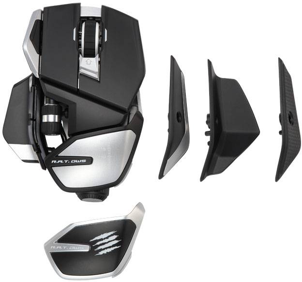 MadCatz Ergonomische Gaming-Maus USB Optisch Schwarz 6 Tasten 12000 dpi Ergonomisch