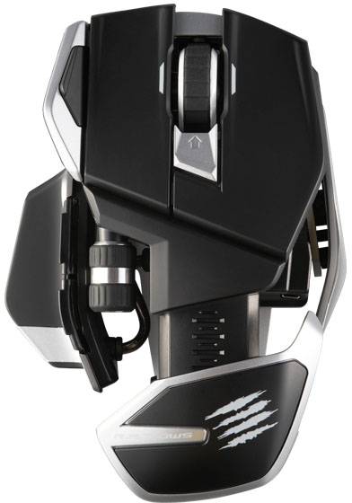 MadCatz R.A.T. DWS wireless Ergonomische Gaming-Maus Bluetooth® Optisch Schwarz 14 Tasten 16000 dpi Ergonomisch