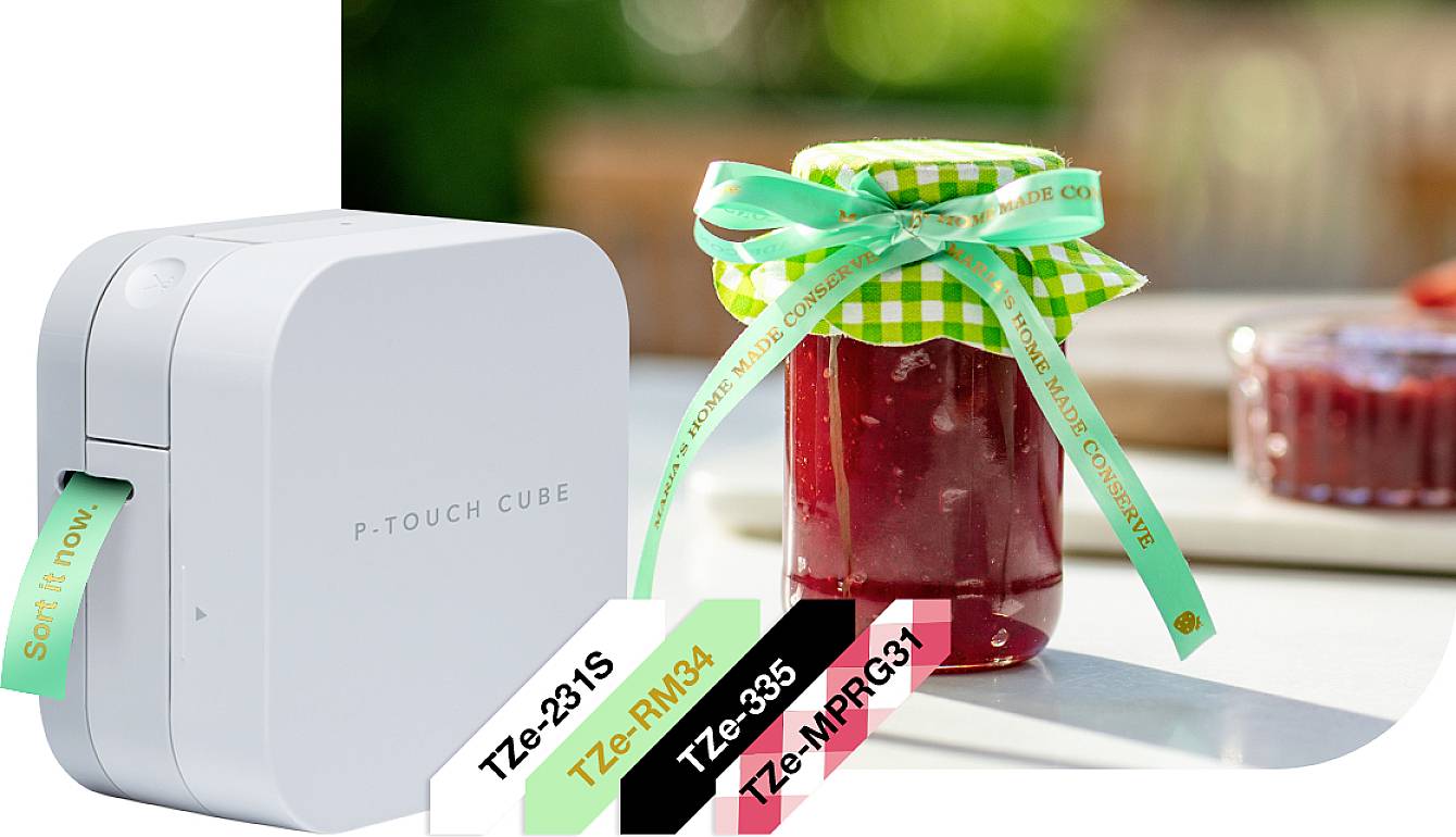 Brother P-TOUCH P300BTR + 3xTZExxx Beschriftungsgerät Geeignet für Schriftband: TZe 3.5 mm, 6 mm, 9 mm, 12 mm