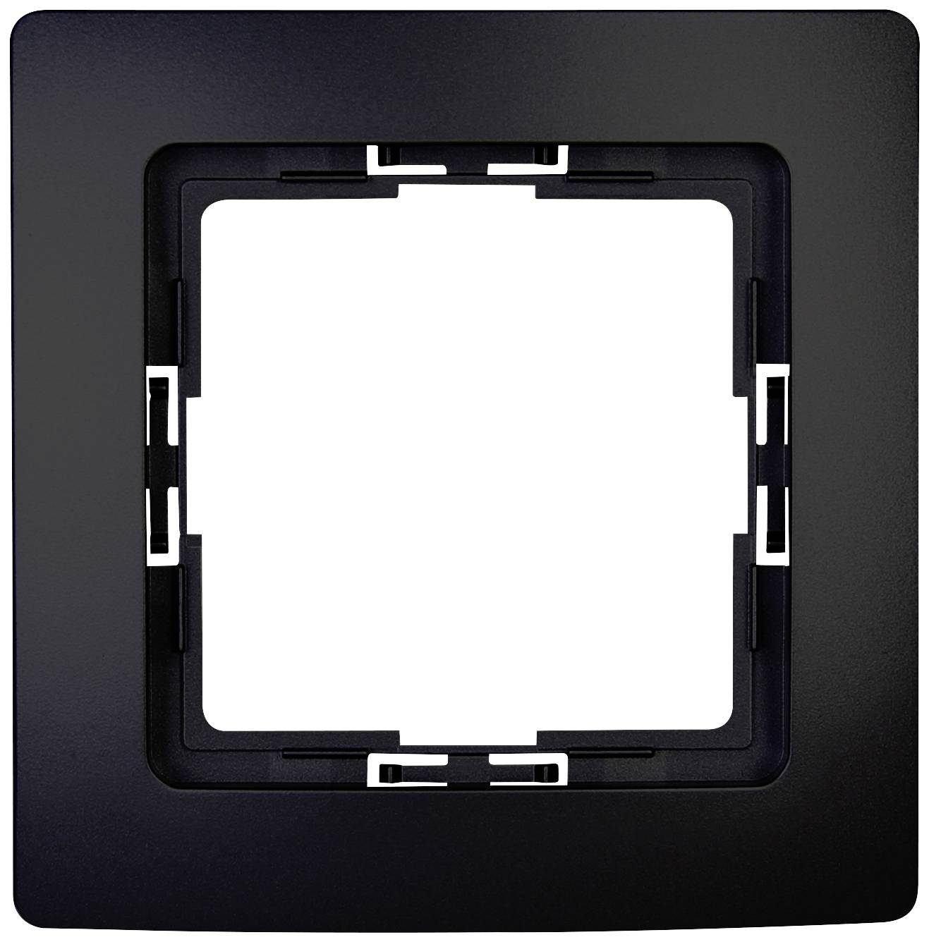 Kopp Rahmen Abdeckung Paris Schwarz (matt) 308450066 1St.