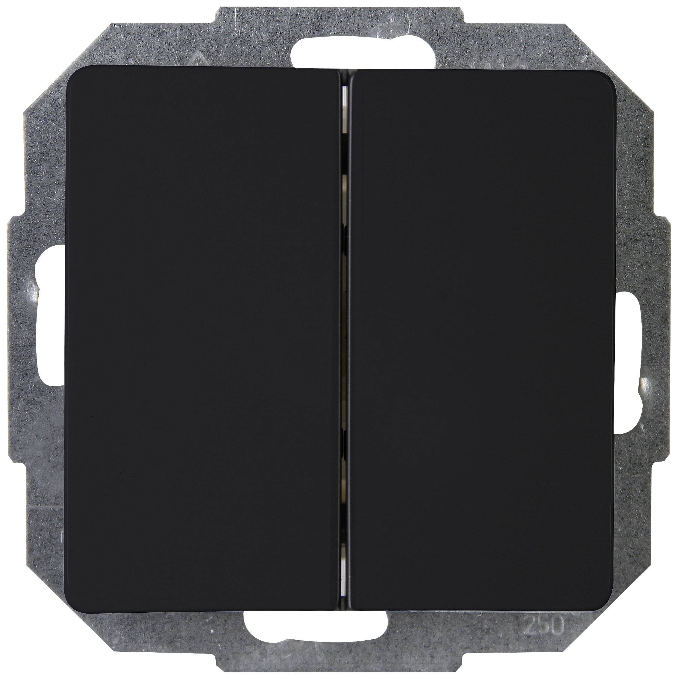 Kopp Einsatz Schaltaktor Paris Schwarz (matt) 650550089 1 St.