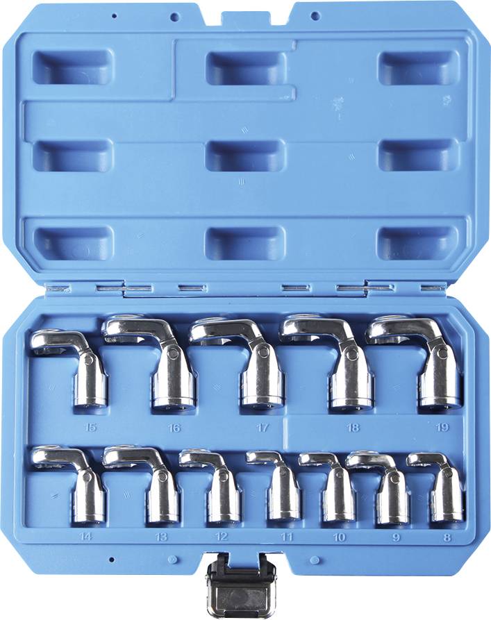 Kunzer 7GOR12 Offener Ringschlüssel 12teilig Schlüsselweite (Metrisch) 8 - 19 mm Schlüsselweite