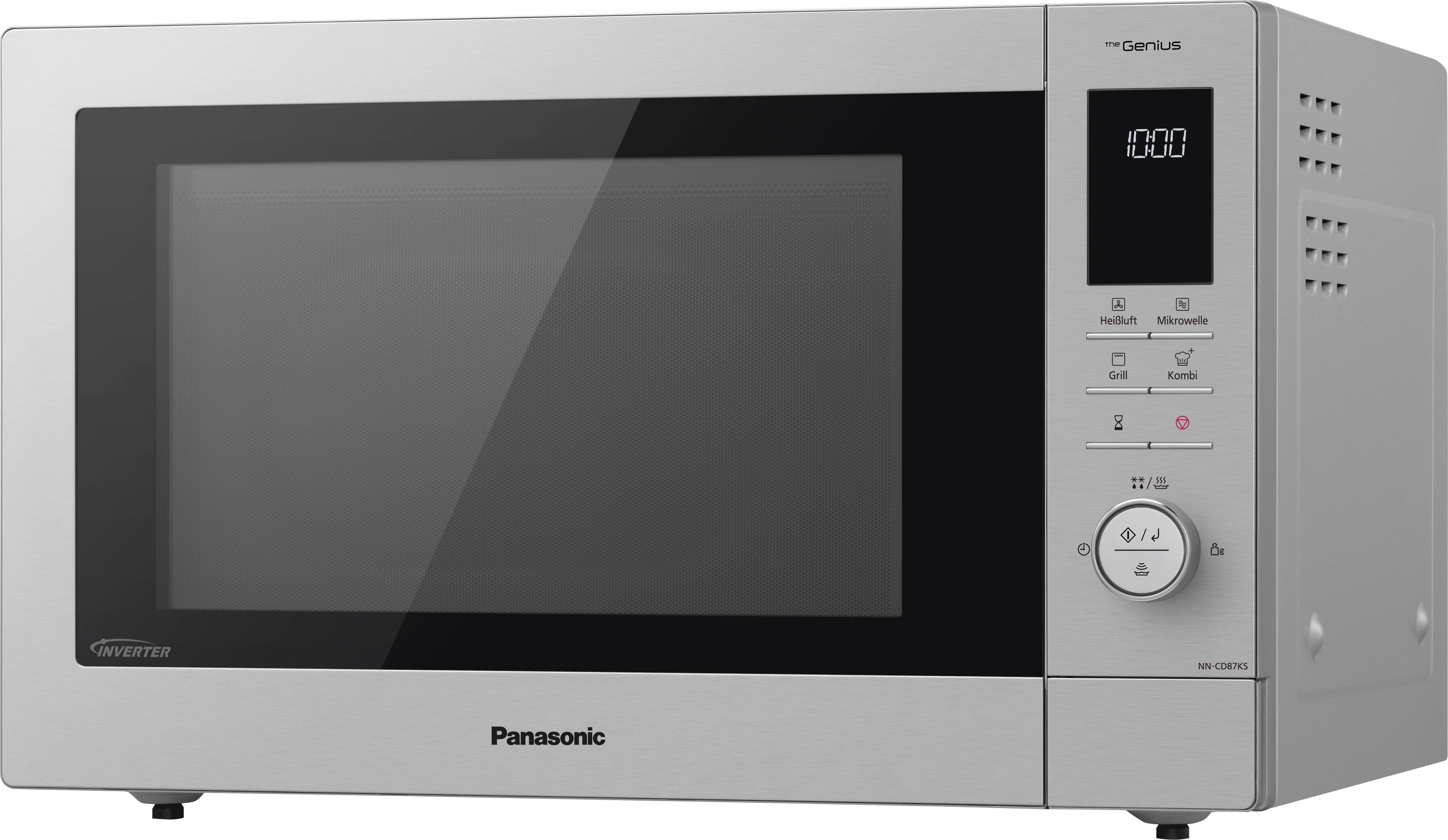 Panasonic NN-CD87KSGTG Mikrowelle Silber 1000 W Grillfunktion