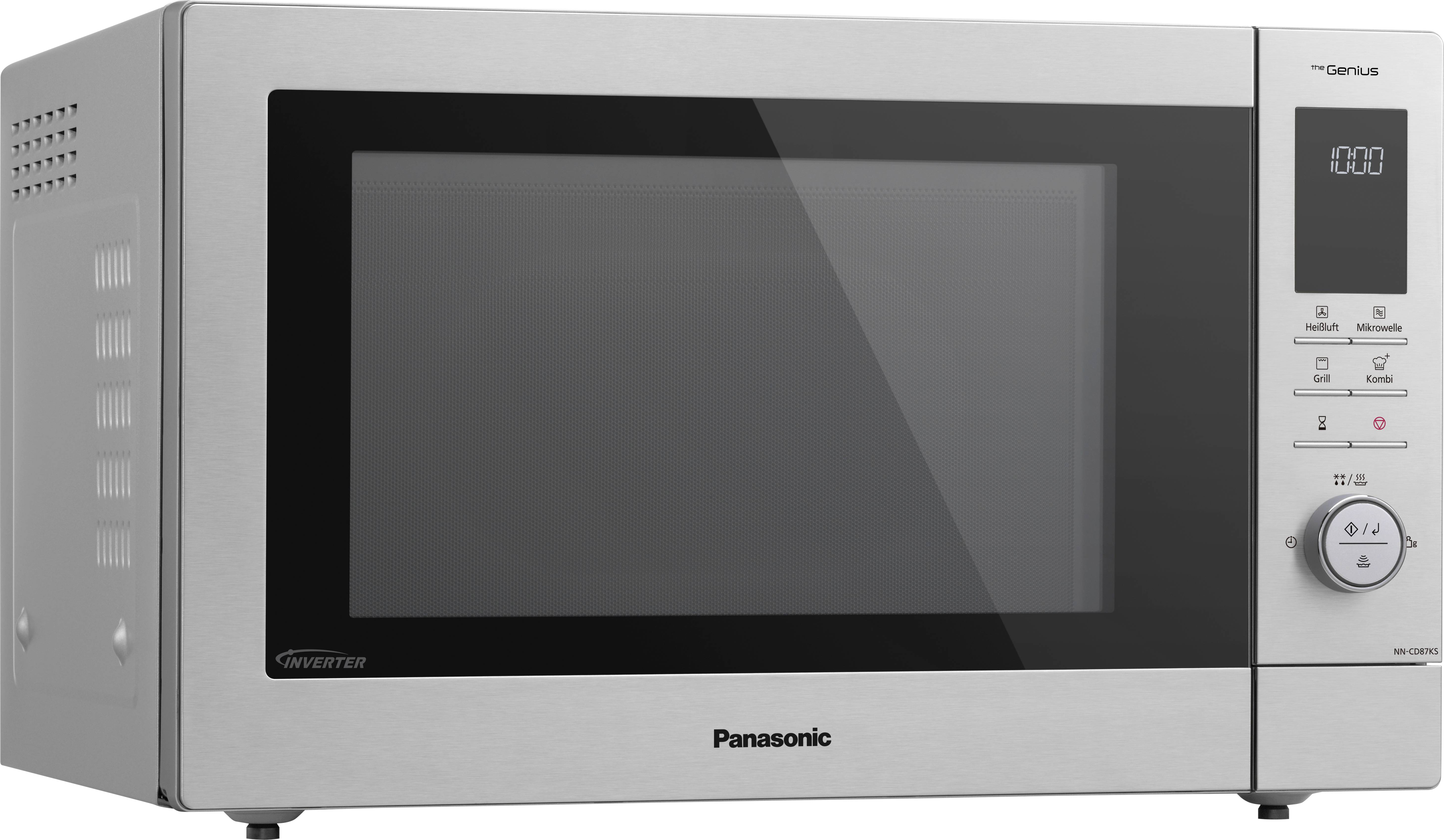 Panasonic NN-CD87KSGTG Mikrowelle Silber 1000 W Grillfunktion