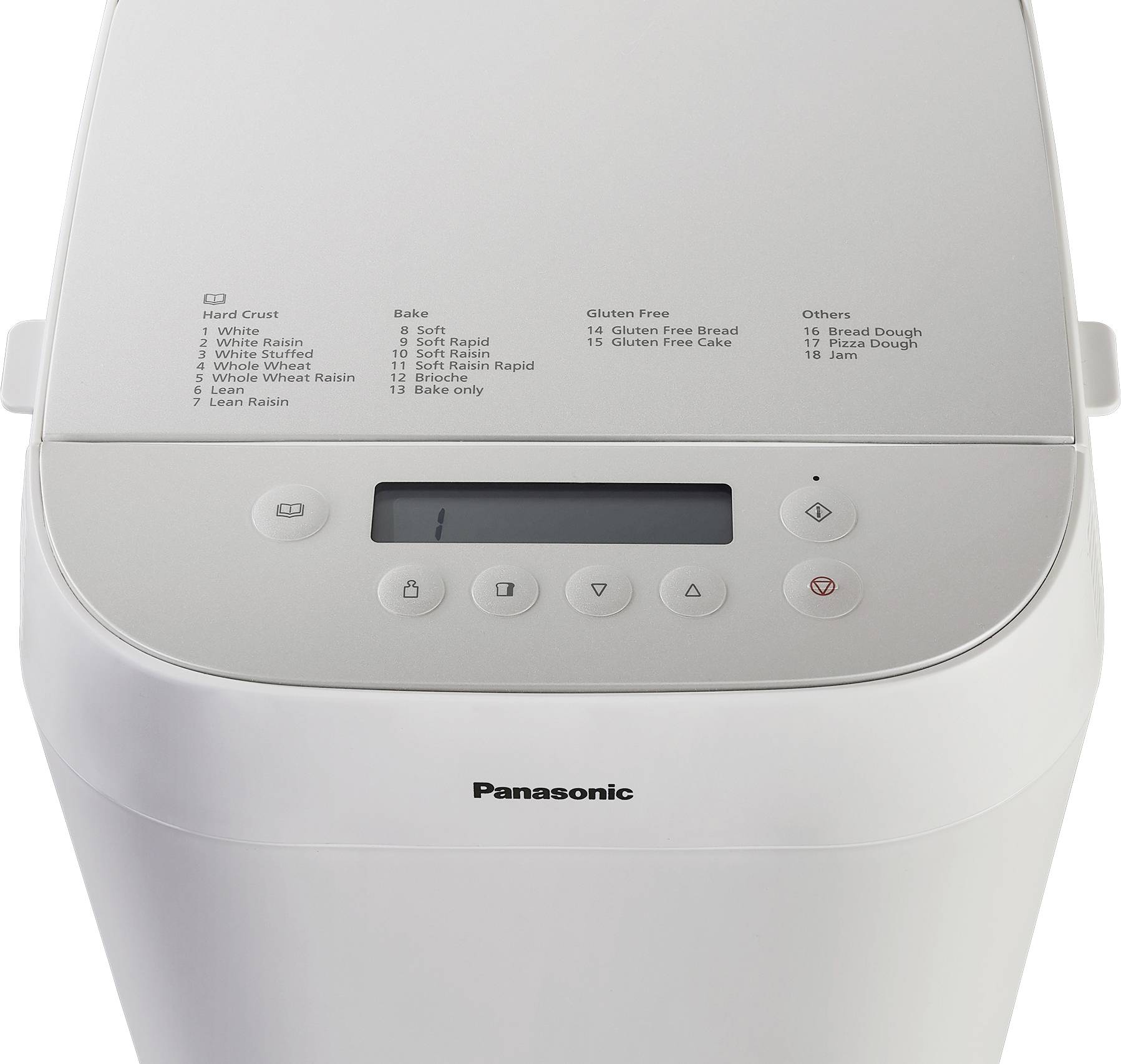 Panasonic Croustina Brotbackautomat mit Messbecher, Antihaftbeschichtung 500g Weiß