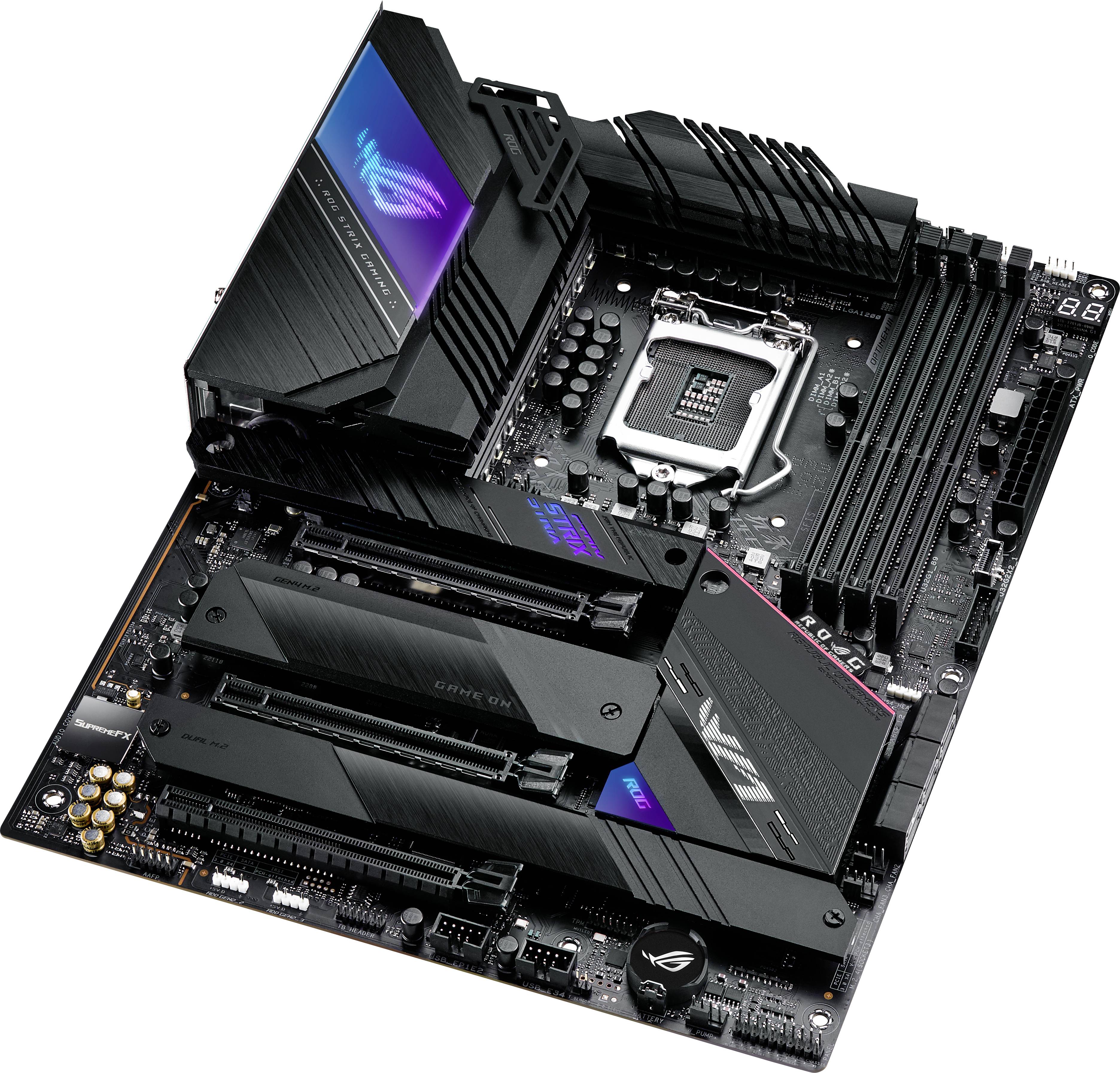 Asus ROG STRIX Z590-E GAMING WIFI Mainboard Sockel (PC) Intel® LGA 1200 Formfaktor (Details) ATX Mainboard-Chipsatz Intel® Z590