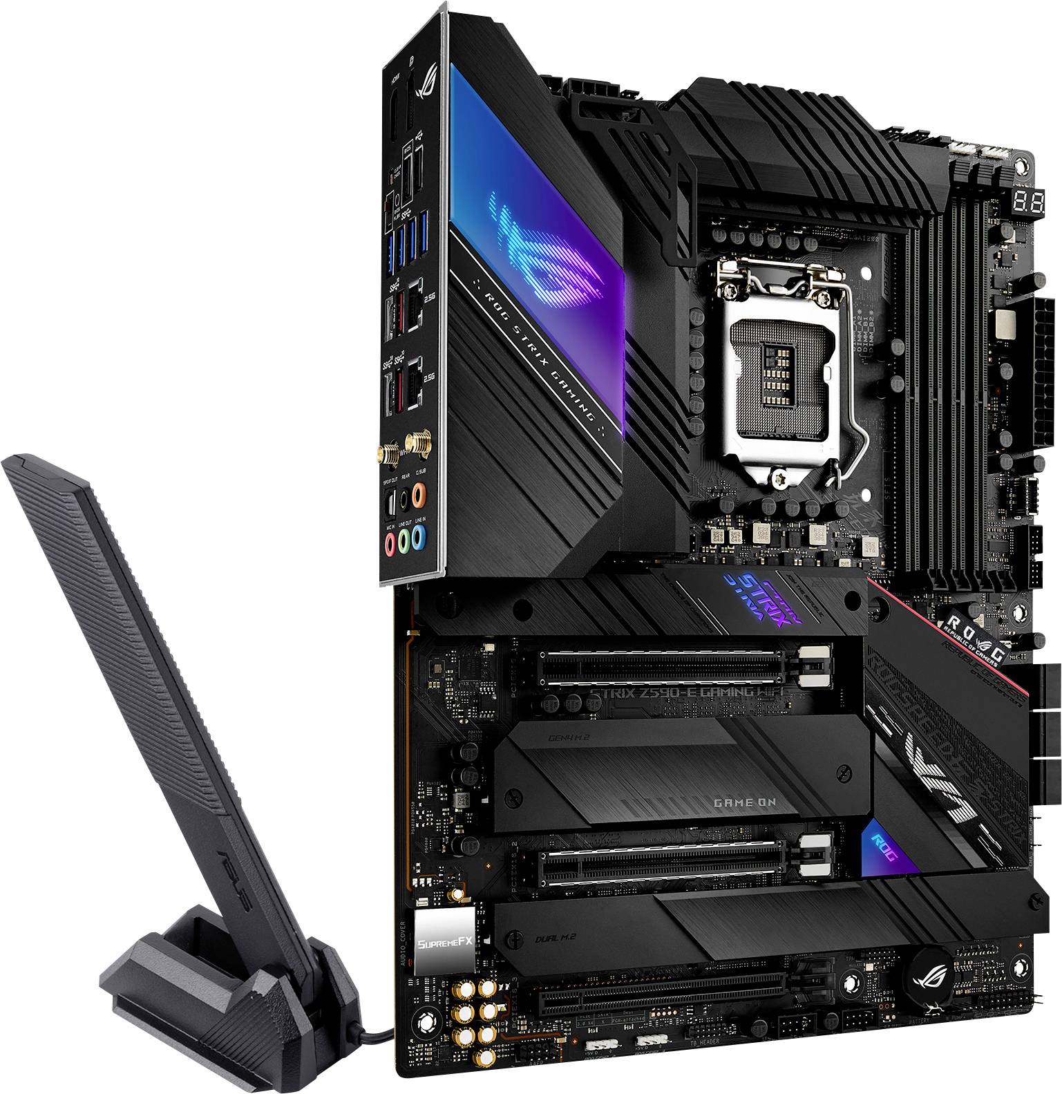 Asus ROG STRIX Z590-E GAMING WIFI Mainboard Sockel (PC) Intel® LGA 1200 Formfaktor (Details) ATX Mainboard-Chipsatz Intel® Z590
