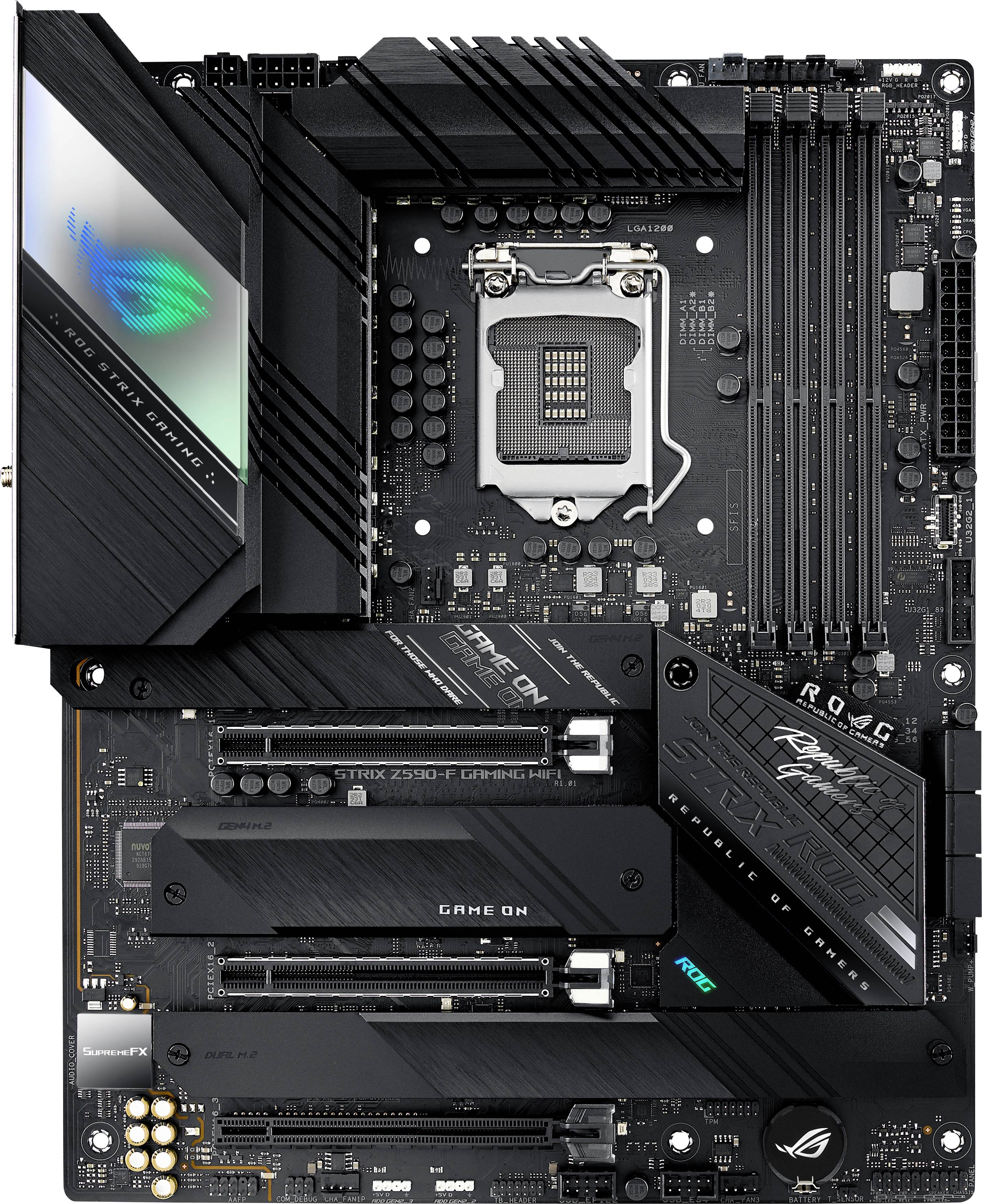 Asus ROG STRIX Z590-F GAMING WIFI Mainboard Sockel (PC) Intel® 1200 Formfaktor (Details) ATX Mainbo