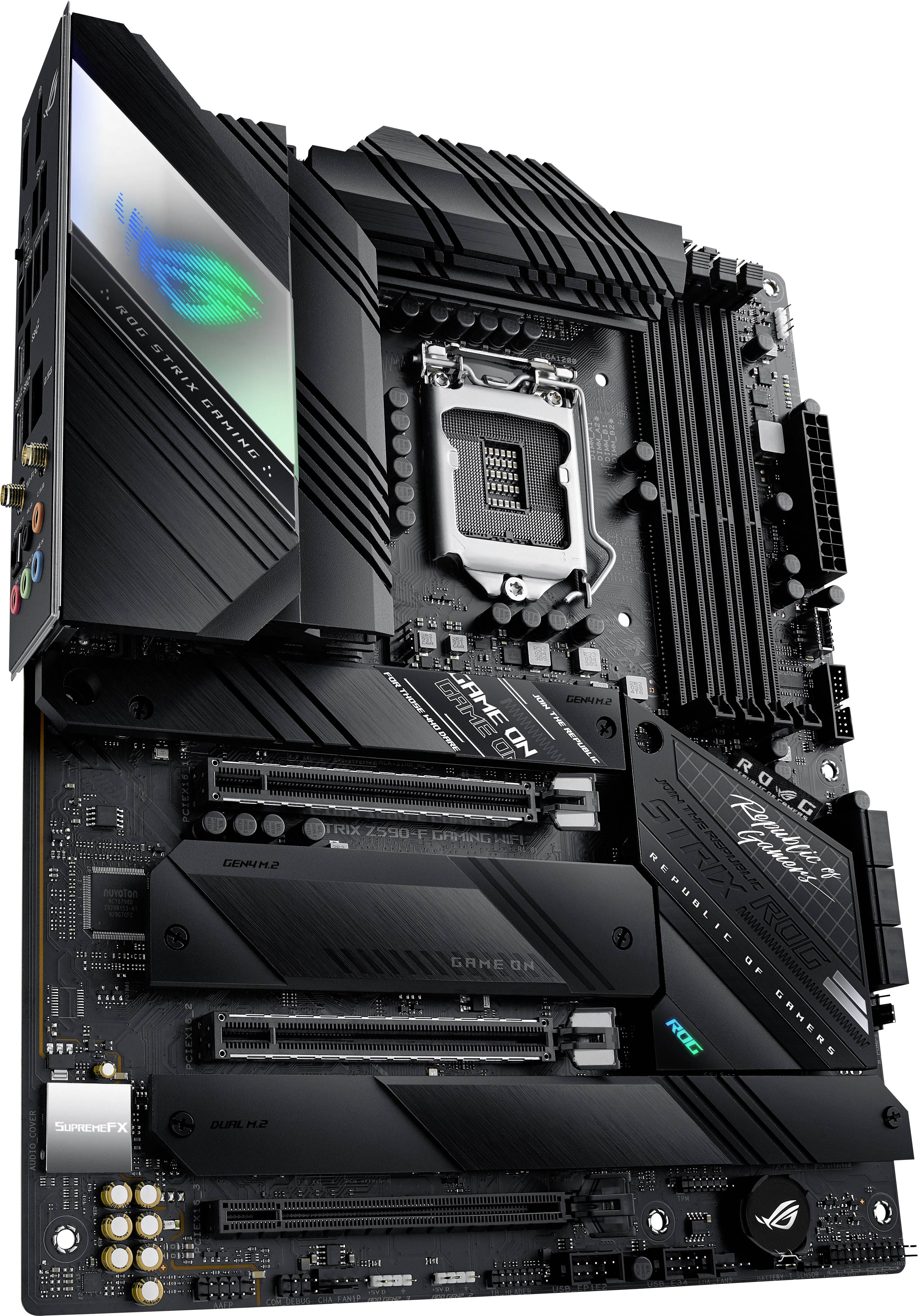 Asus ROG STRIX Z590-F GAMING WIFI Mainboard Sockel (PC) Intel® 1200 Formfaktor (Details) ATX Mainbo