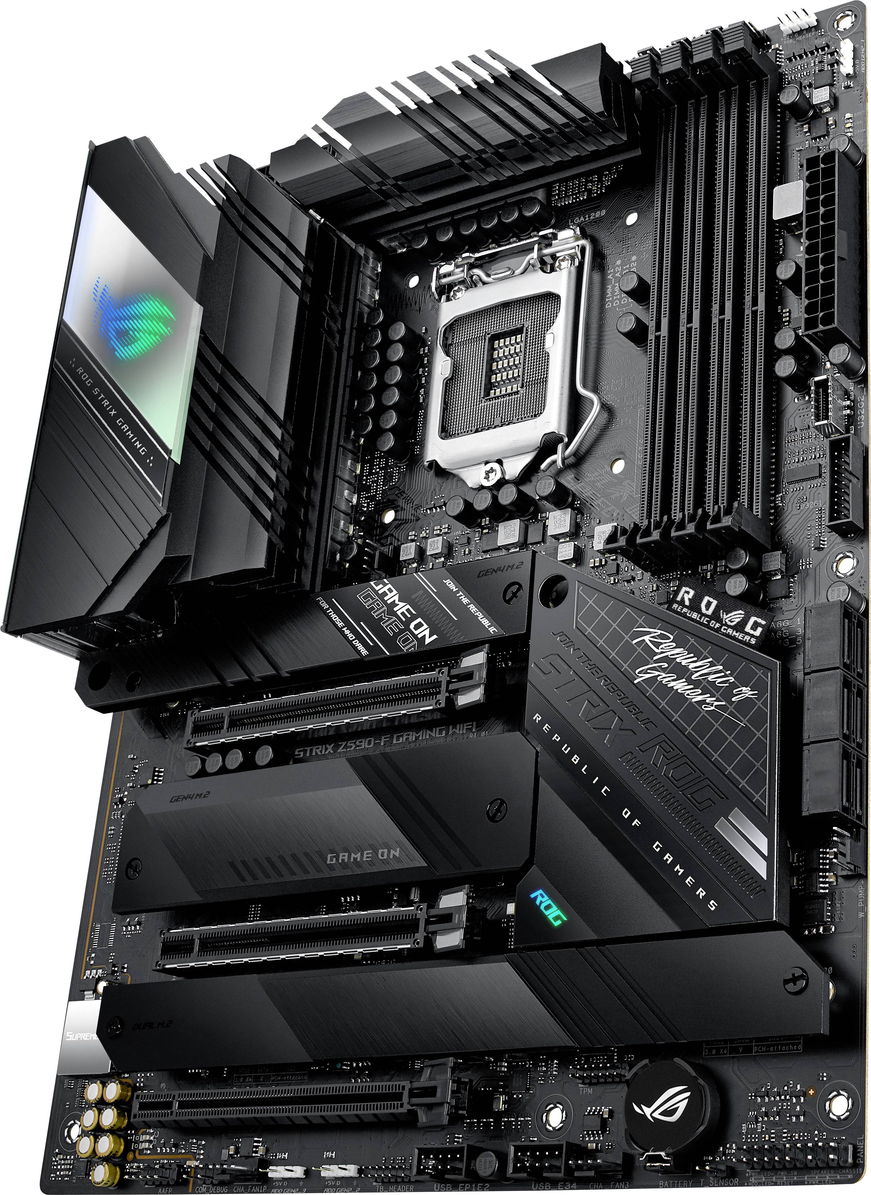 Asus ROG STRIX Z590-F GAMING WIFI Mainboard Sockel (PC) Intel® 1200 Formfaktor (Details) ATX Mainbo