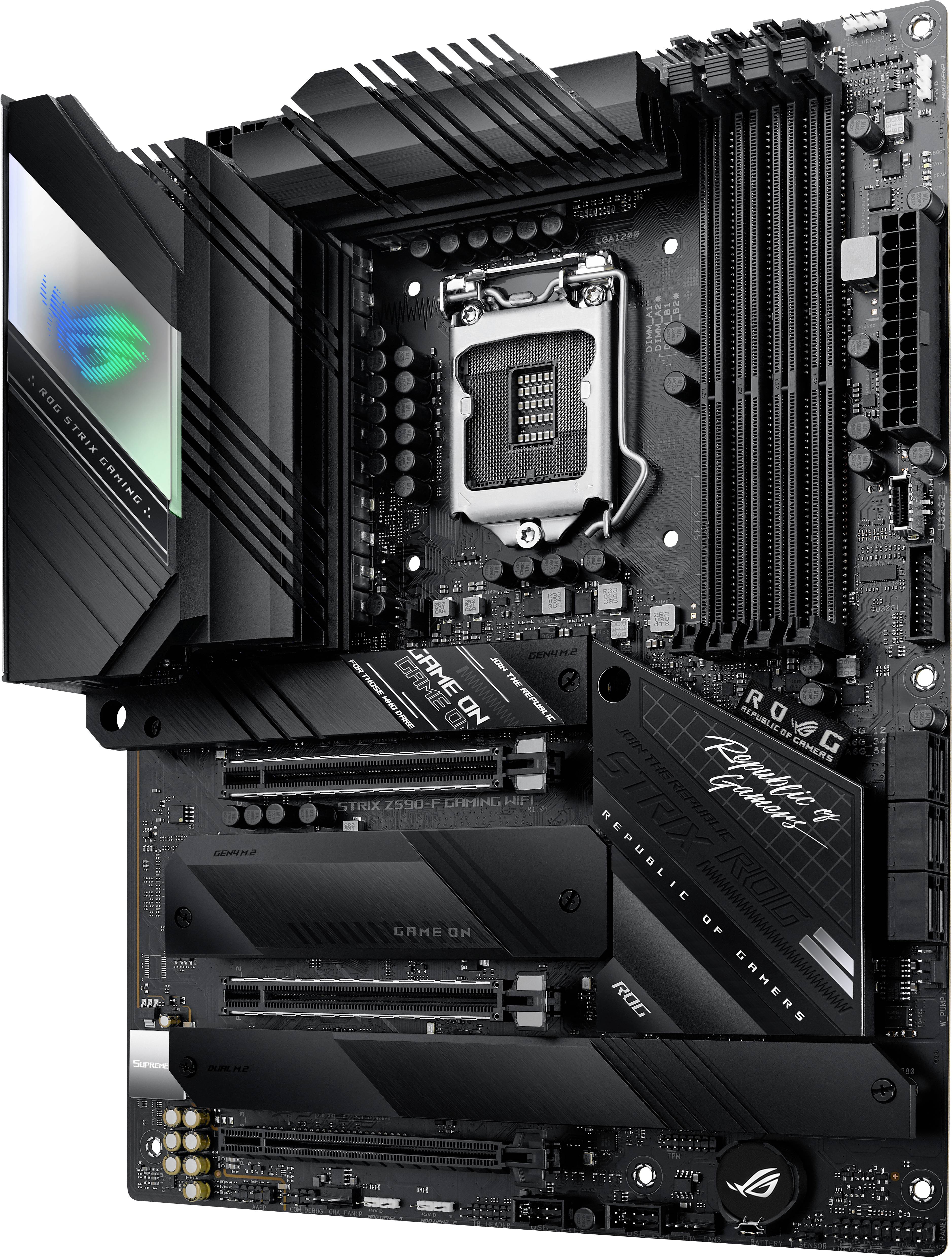 Asus ROG STRIX Z590-F GAMING WIFI Mainboard Sockel (PC) Intel® 1200 Formfaktor (Details) ATX Mainbo
