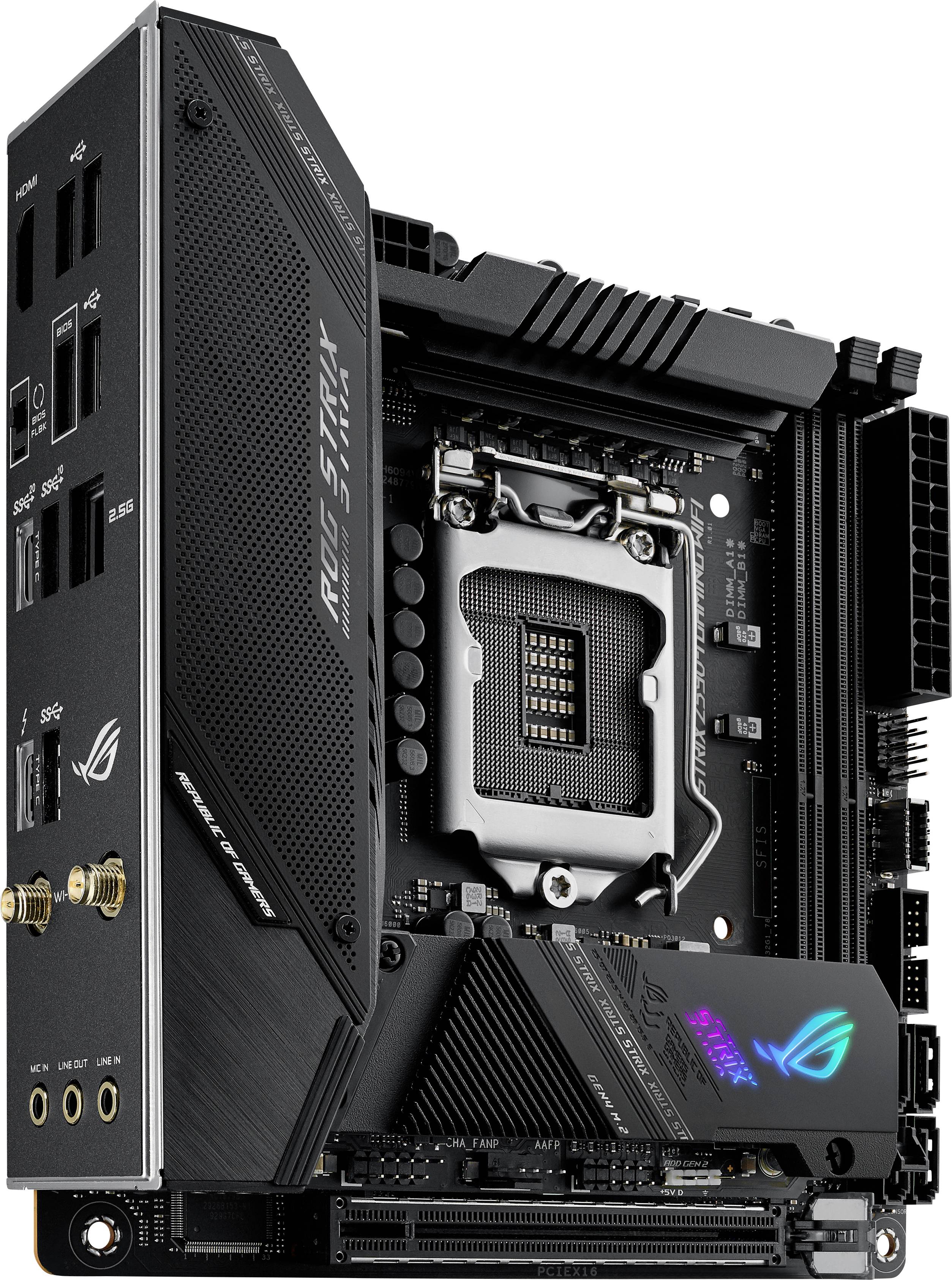 Asus ROG STRIX Z590-I GAMING WIFI Mainboard Sockel (PC) Intel® 1200 Formfaktor (Details) Mini-ITX M