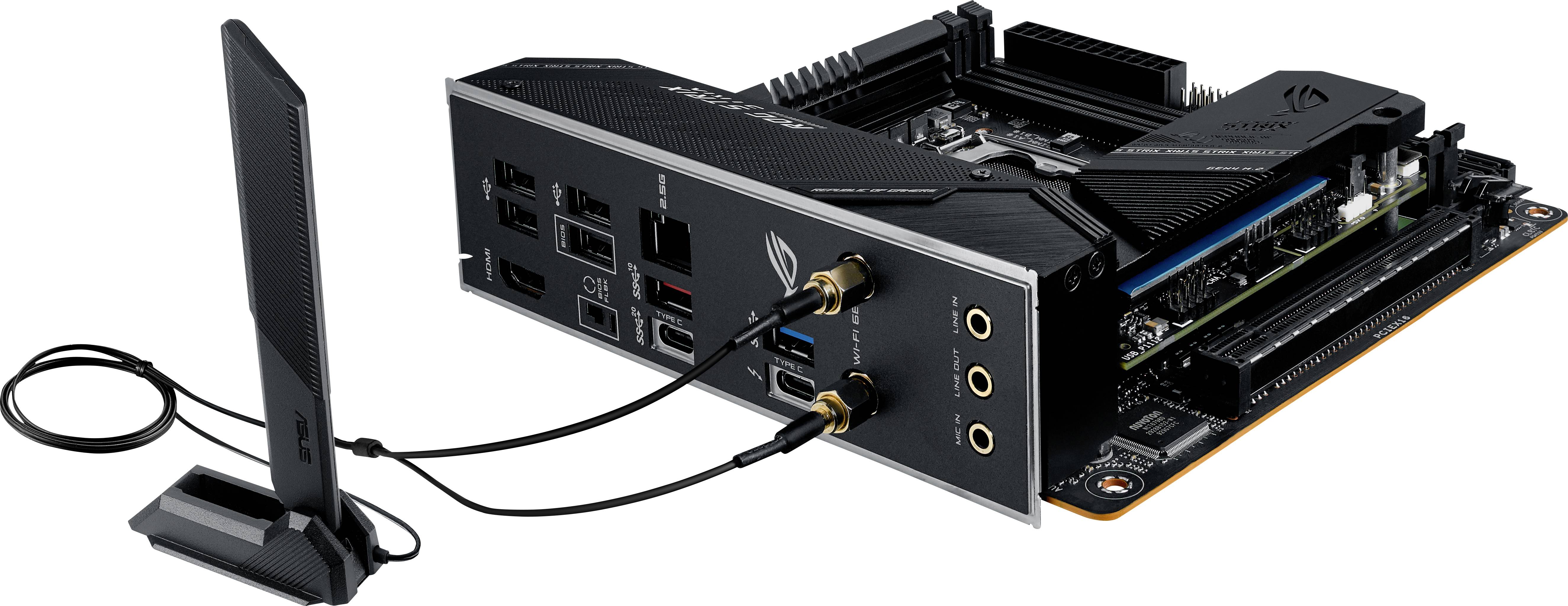 Asus ROG STRIX Z590-I GAMING WIFI Mainboard Sockel (PC) Intel® 1200 Formfaktor (Details) Mini-ITX M