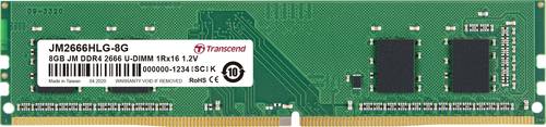 Transcend JetRAM PC Arbeitsspeicher Modul DDR4 8GB 1 x 8GB Non ECC 2666MHz 288pin DIMM CL19 JM2666HL  - Onlineshop Voelkner