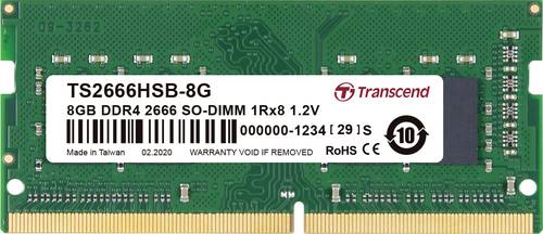 Transcend Laptop Arbeitsspeicher Modul DDR4 8GB 1 x 8GB 2666MHz 260pin SO DIMM CL19 TS2666HSB 8G  - Onlineshop Voelkner