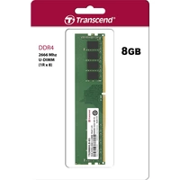 Transcend PC-Arbeitsspeicher Modul DDR4 8 GB 1 x 8 GB Non-ECC 2666 MHz 288pin DIMM CL19 TS2666HLB-8G Transcend PC-Arbeitsspeicher Modul DDR4 8 GB 1 x 8 GB Non-ECC 2666 MHz 288pin DIMM CL19 TS2666HLB-8G
