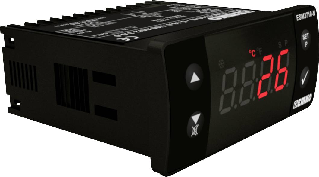 Emko ESM-3710-N.8.05.0.1/00.00/2.0.0.0 2-Punkt-Regler Temperaturregler J 0 bis 800°C Relais 16A (L x B x H) 65 x 76 x 35mm