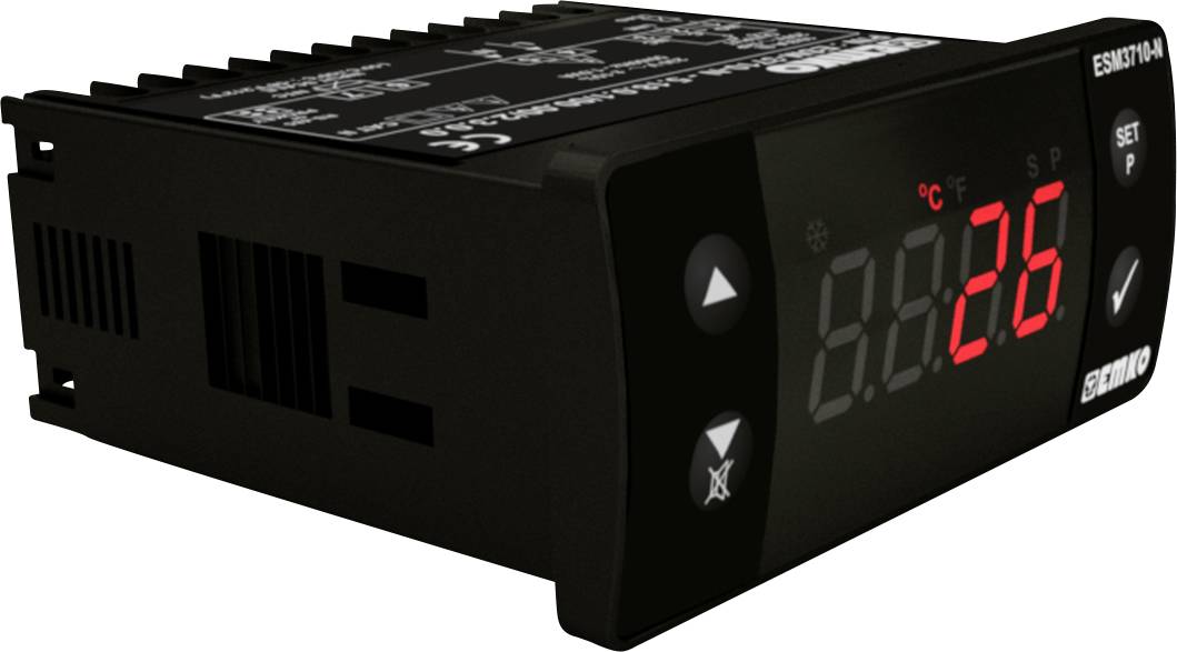 Emko ESM-3710-N.5.12.0.1/00.00/2.0.0.0 2-Punkt-Regler Temperaturregler PTC -50 bis 130°C Relais 16A (L x B x H) 65 x 76 x 35mm