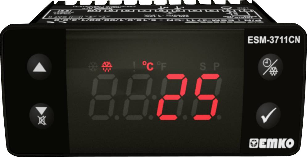 Emko ESM-3711-CN.5.18.0.1/00.00/1.0.0.0 2-Punkt-Regler Temperaturregler NTC -50 bis 100 °C Relais 1
